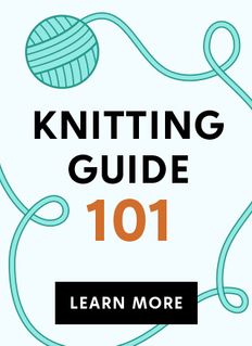 knitting guide 101. Learn More