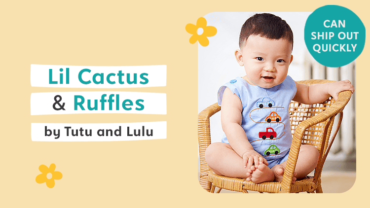lil cactus and ruffles by tutu and lulu