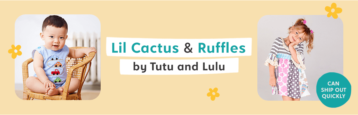 lil cactus and ruffles by tutu and lulu