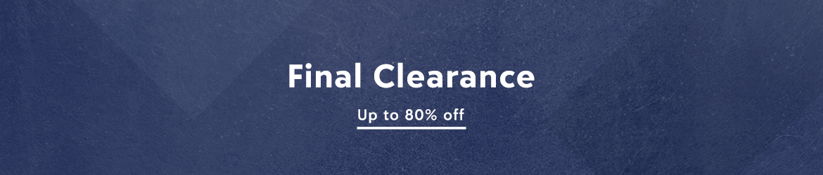 Final Clearance - Up to 80% off