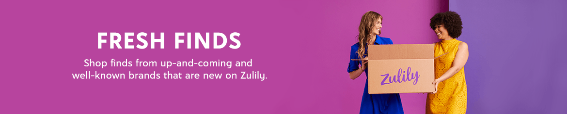Fresh Finds: Shop finds from up-and-coming and well-known brands that are new on Zulily.