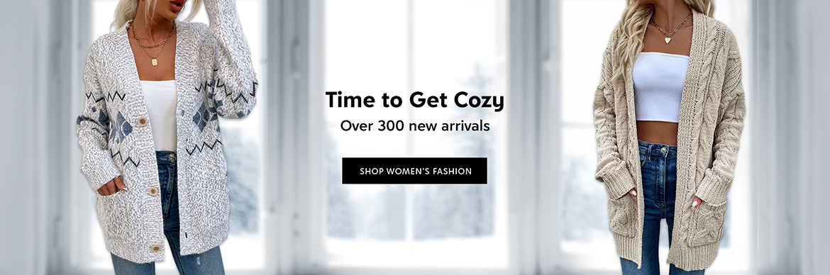 time to get cozy - over 300 new arrivals - shop women's fashion