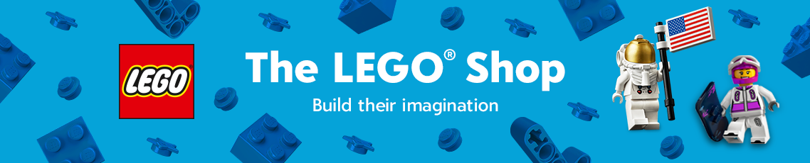 LEGO. The LEGO Shop. Build their imagination.