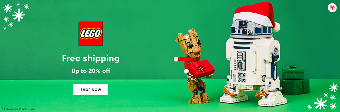 LEGO - free shipping - up to 20% off - shop now