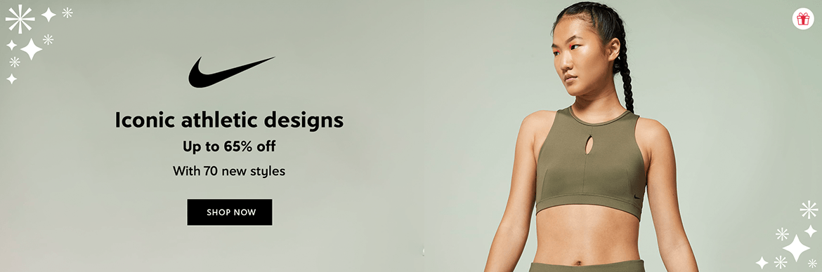 Iconic athletic designs - up to 65% off - with 70 new styles - shop now
