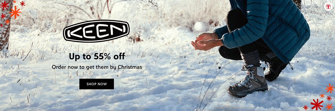KEEN - Up to 55% off - Order now to get them by Christmas - Shop now