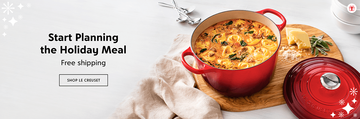 Start Planning the Holiday Meal - Free shipping - shop le creuset