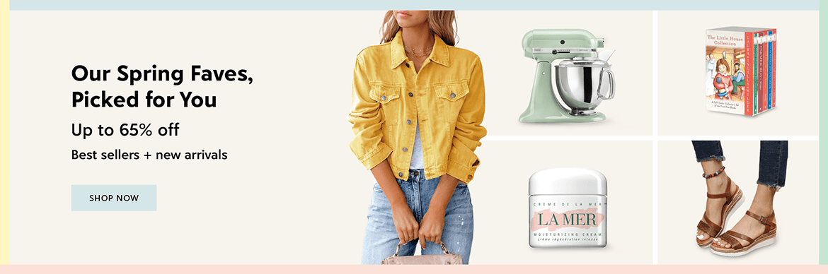 Our spring faves, picked for you - Up to 65% off - Best sellers + new arrivals - Shop now