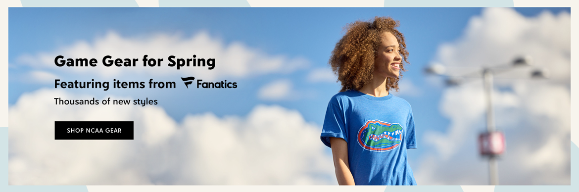 Game Gear for Spring | Featuring items from Fanatics | Thousands of new styles