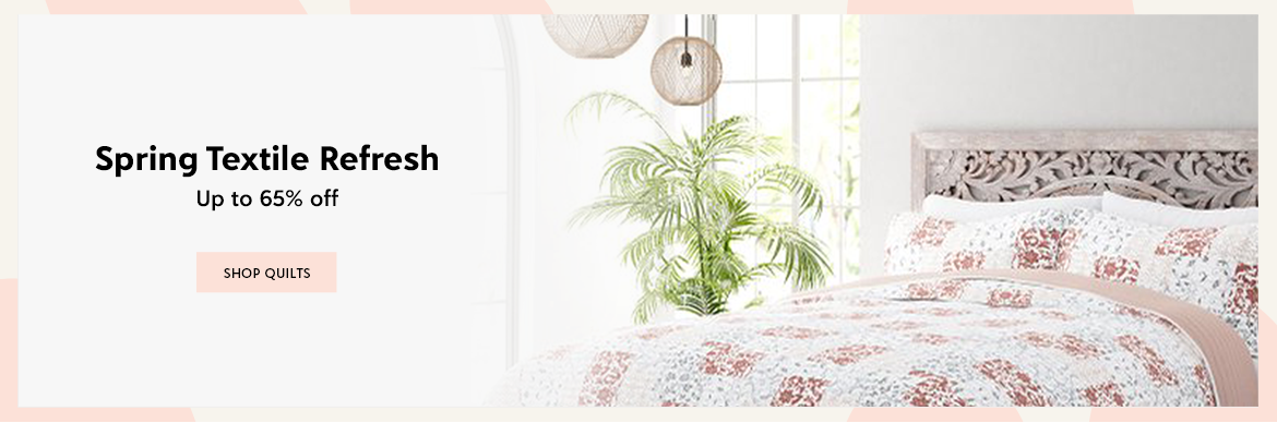 Spring Textile Refresh | Up to 65% off
