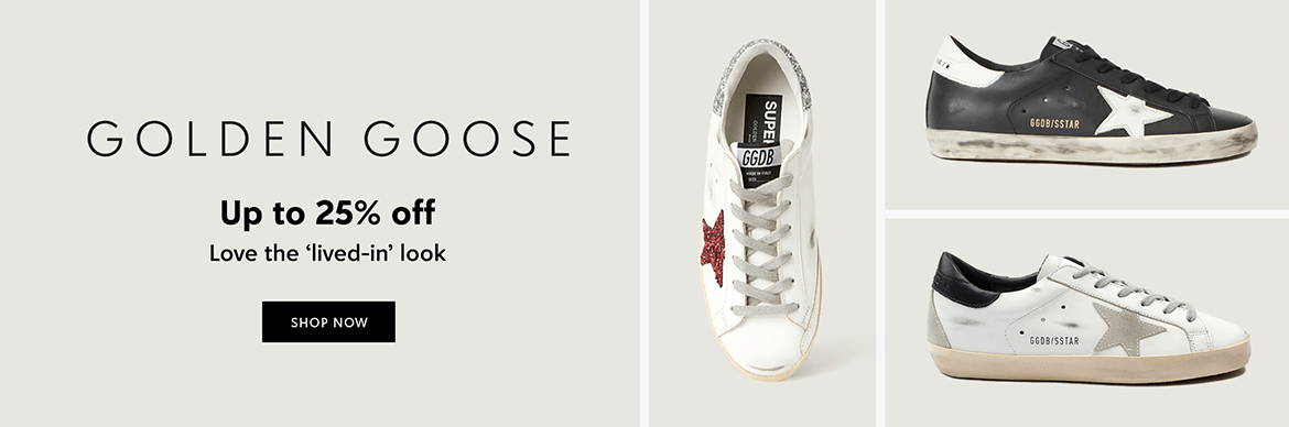 GOLDEN GOOSE - up to 25% off - love the lived-in look
