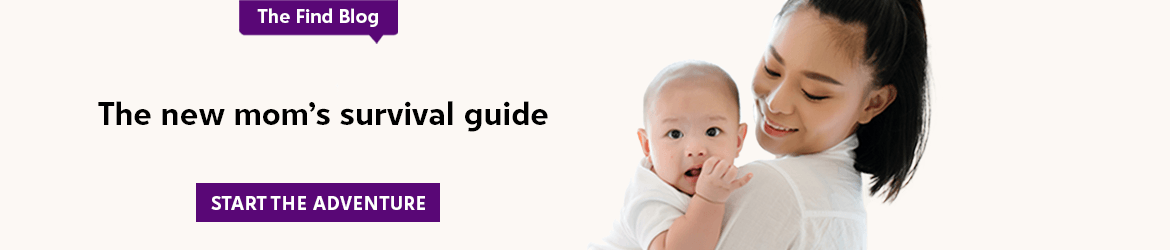 The Find Blog: The new mom's survival guide. Start the adventure