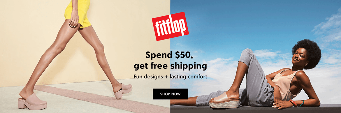 fitflop - Spend %50, get free shipping - Fun designs + lasting comfort - Shop now