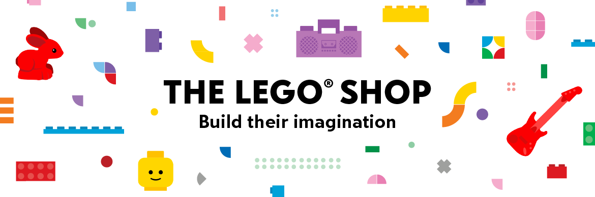 LEGO. The LEGO Shop. Build their imagination.